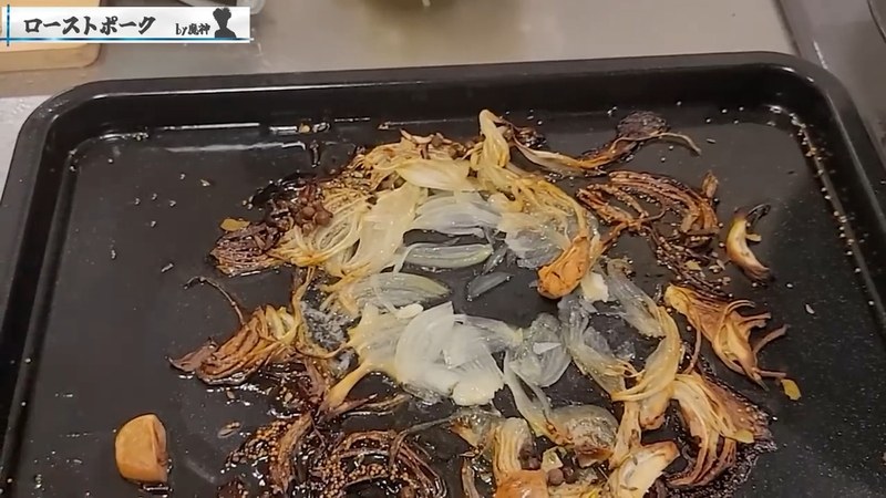 肉を休ませてから、赤キャベツをオーブンで焼く の画面