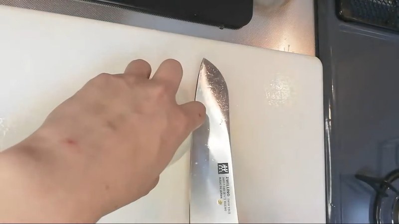 玉ねぎをみじん切りにする の画面