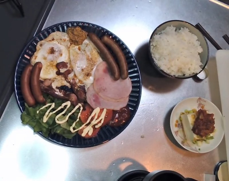 醤油・ケチャップ・マヨネーズ・マスタードで味付け の画面