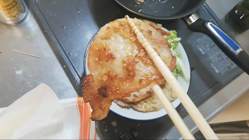 皿に盛り付ける の画面