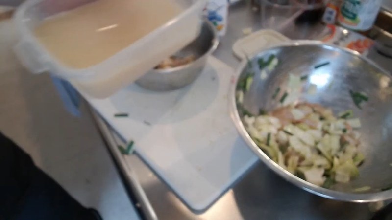 隠し味のスープジュレを混ぜ込む の画面
