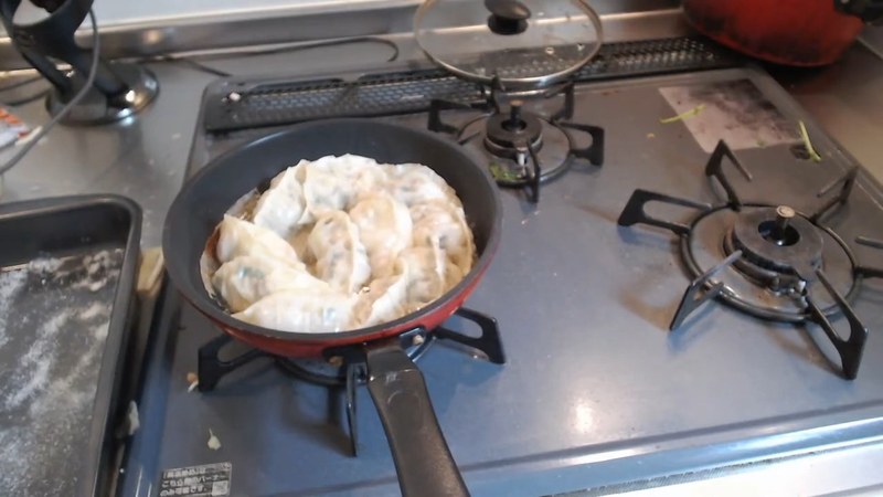 羽根つきで焼く の画面