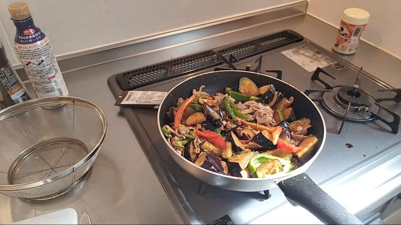 調味料で味付けする の画面