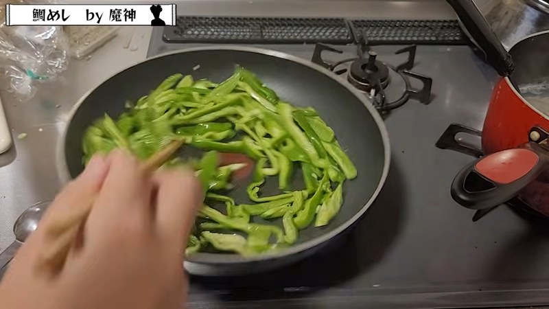 醤油・みりん・酒を軽く絡める の画面