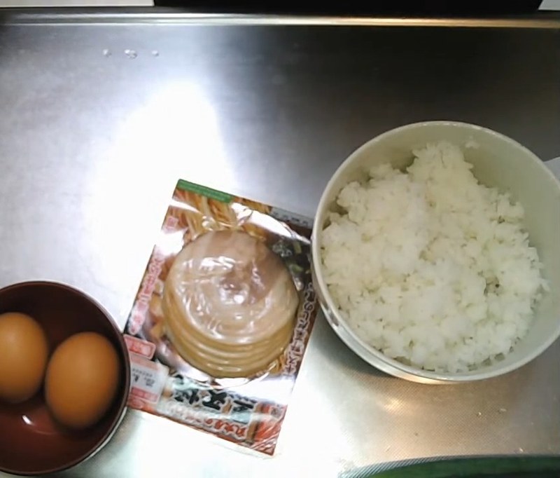 冷やご飯を電子レンジで温めてほぐす の画面