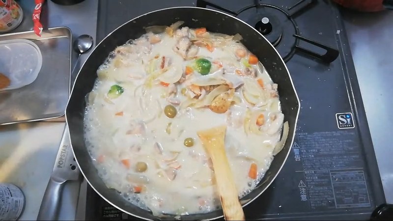 きのこ・オリーブ・とうもろこしを加える の画面