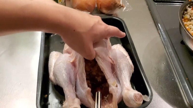 七面鳥のお腹に詰める の画面