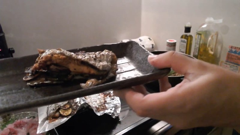 200度のオーブンで(余熱なし)30分焼く の画面
