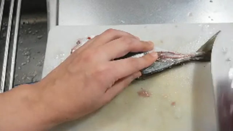 三枚におろす の画面