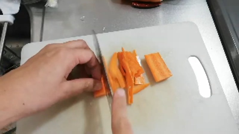 にんじんを細切りにする の画面