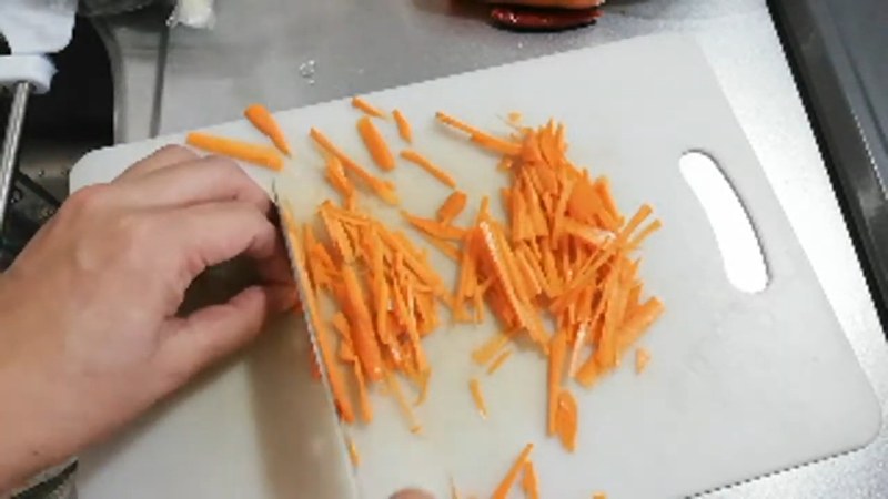 にんじんを細切りにする の画面
