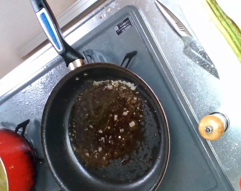 みりんを加えて味を調える の画面