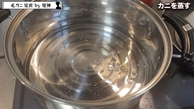 湯に酒を少々加える の画面