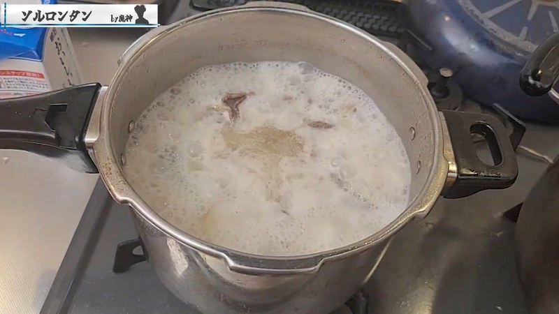 仕上げにねぎを加えて火を止める の画面