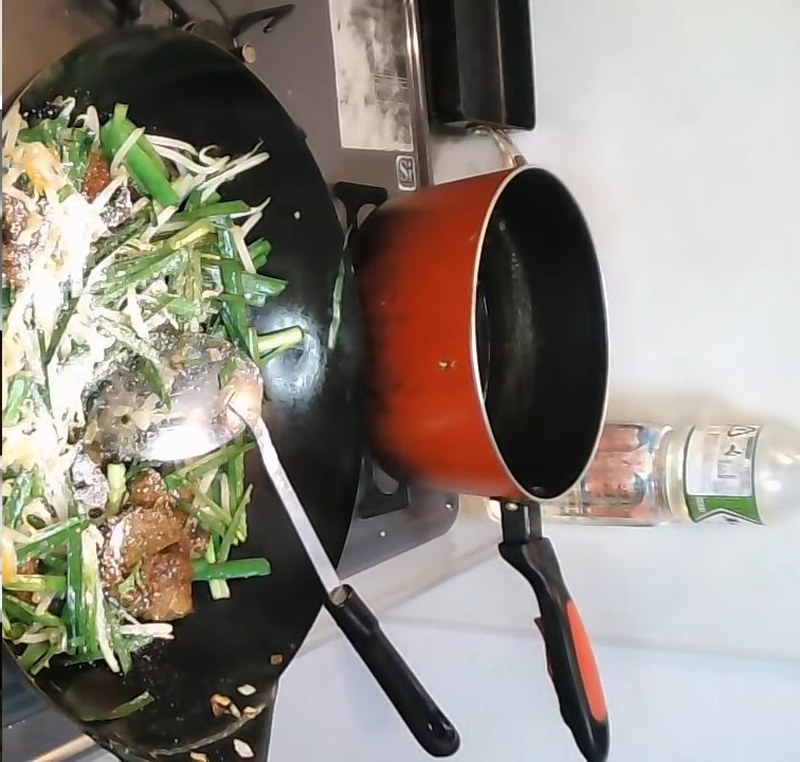 合わせ調味料を加えてとろみをつける の画面